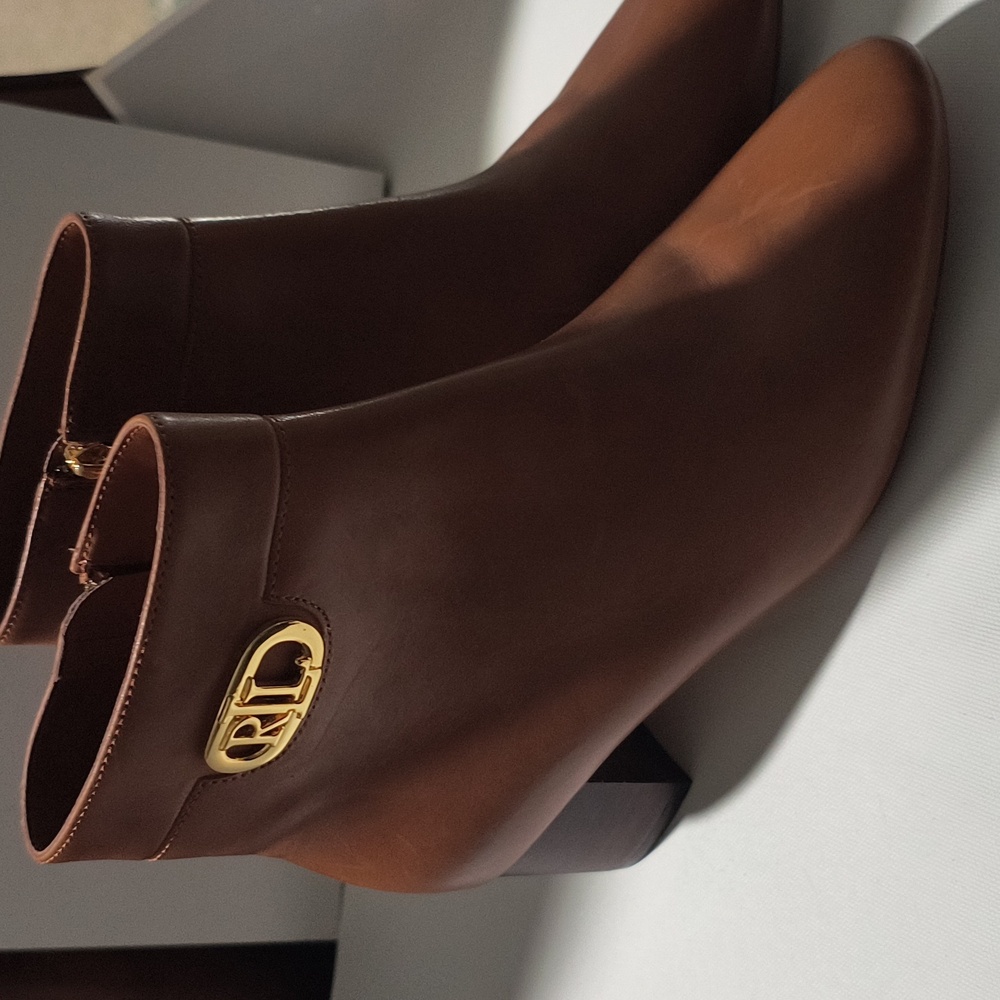 Ralph Lauren Ankle Zip up Boots
